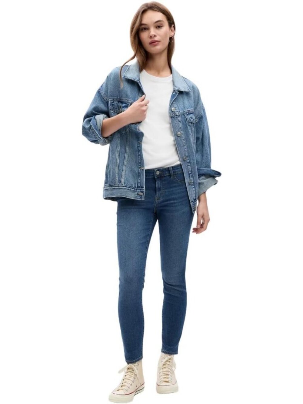 Women's Mid-Rise Jegging Pants - Stylish, Comfortable, Versatile Denim Bottoms